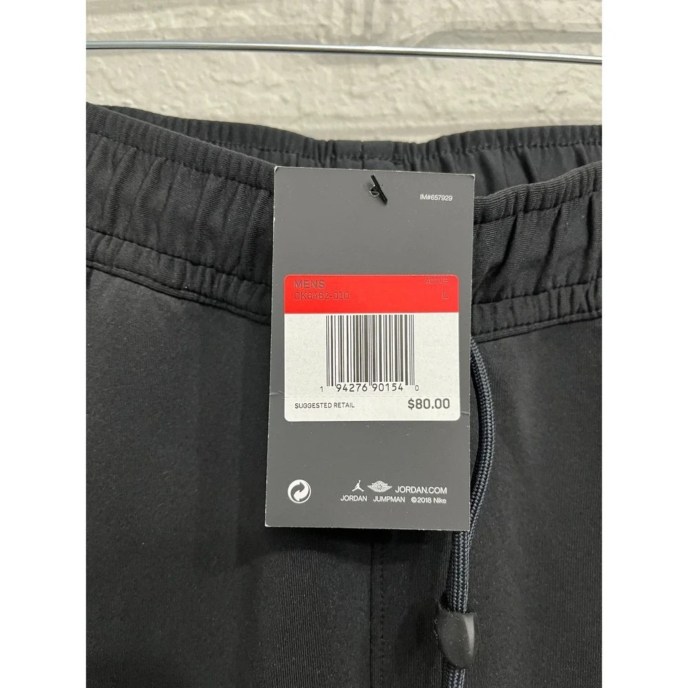 NWT Jordan Air Anti Gravity Dri-Fit Black Tech Jogger Sweats Men's Large